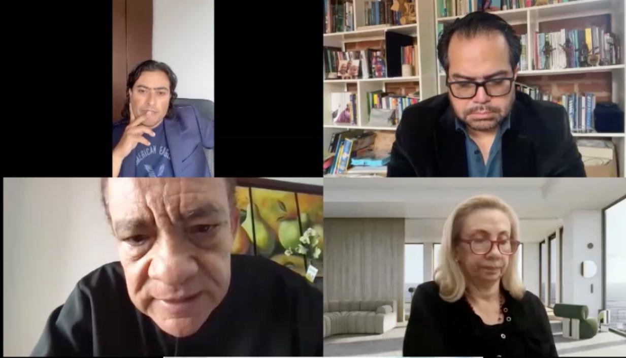 Nicolás Petro en la audiencia de este viernes. 