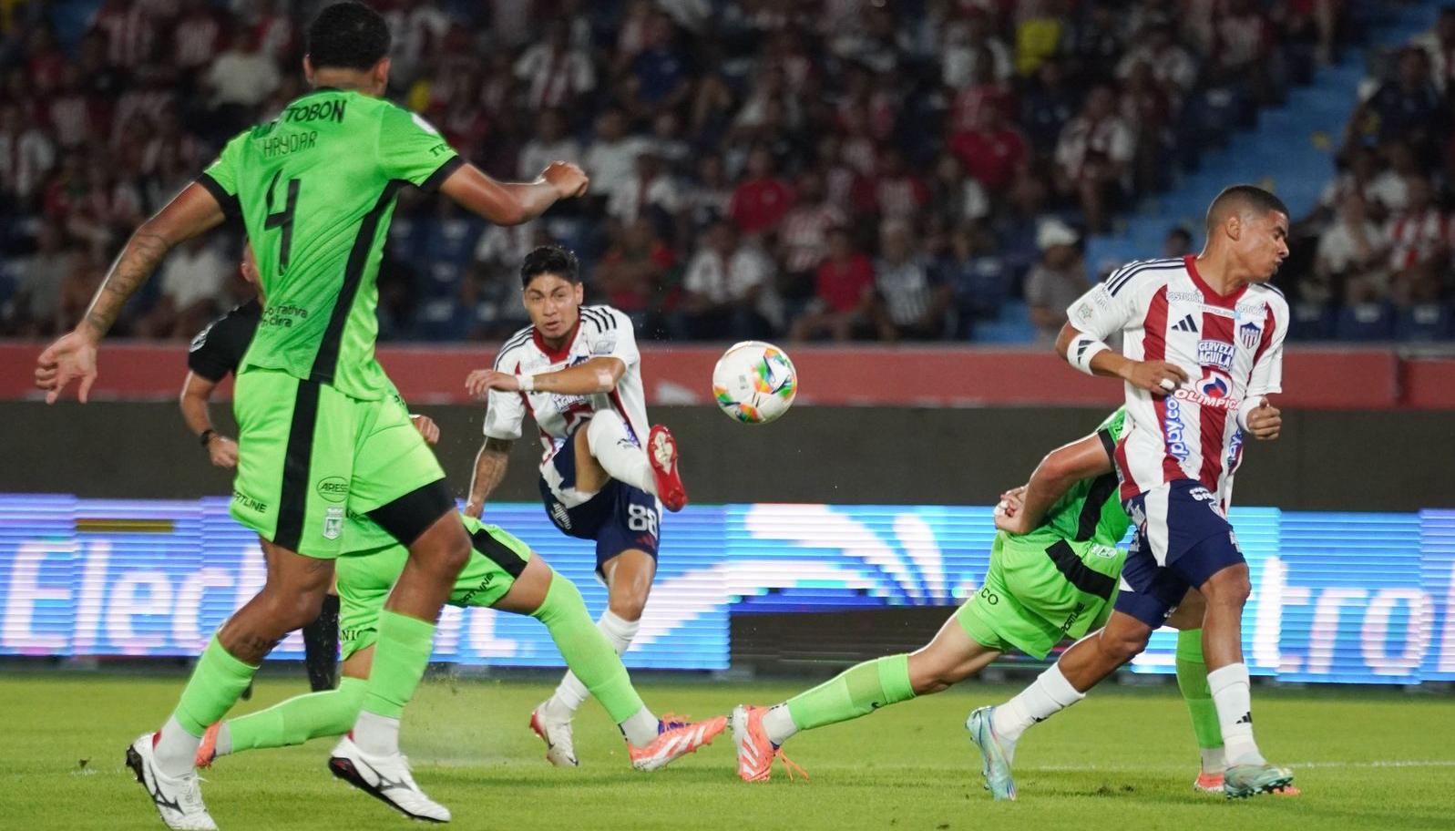 Último duelo entre Junior y Nacional.