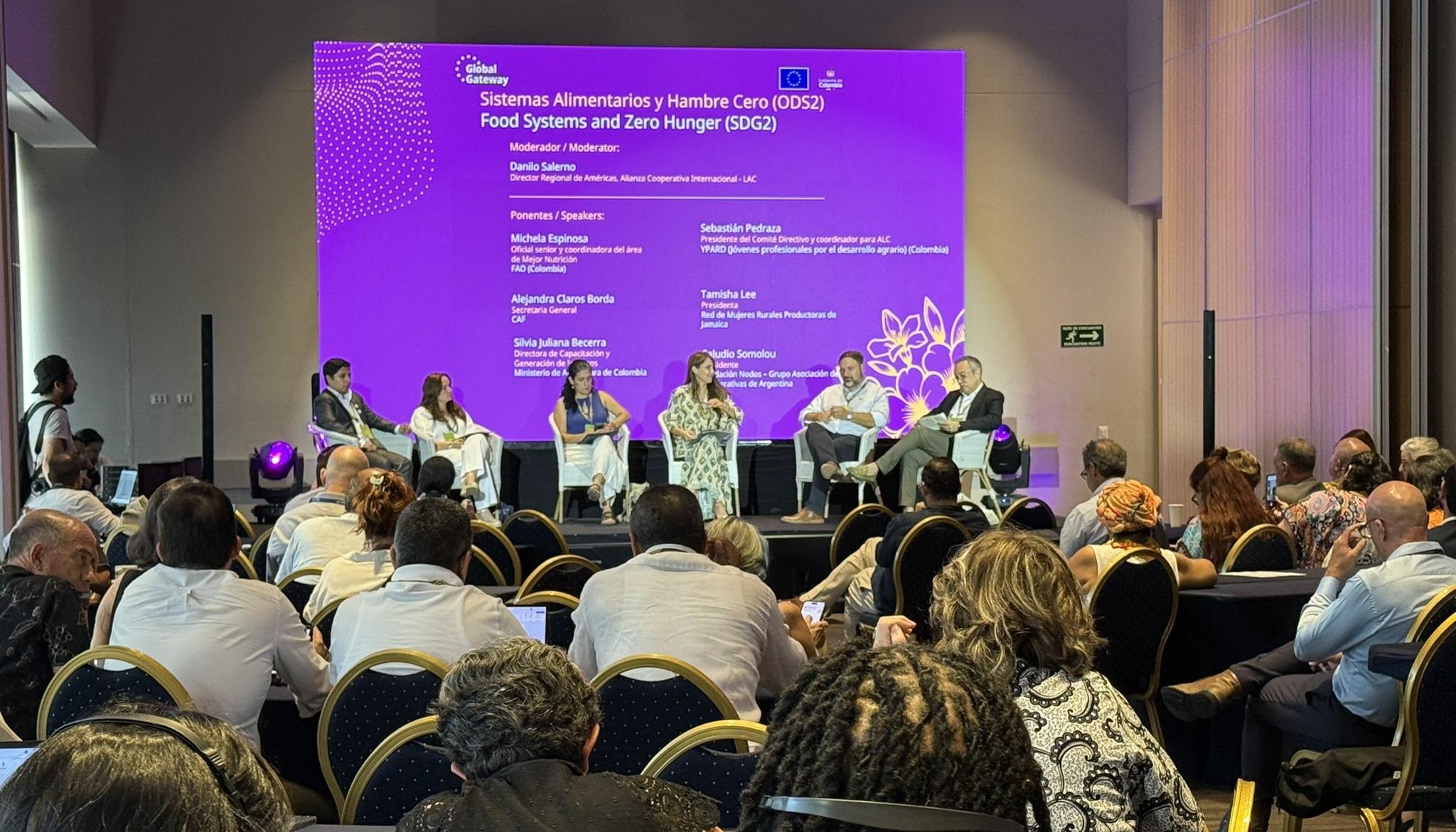 Panel sobre Seguridad Alimentaria y Hambre Cero.