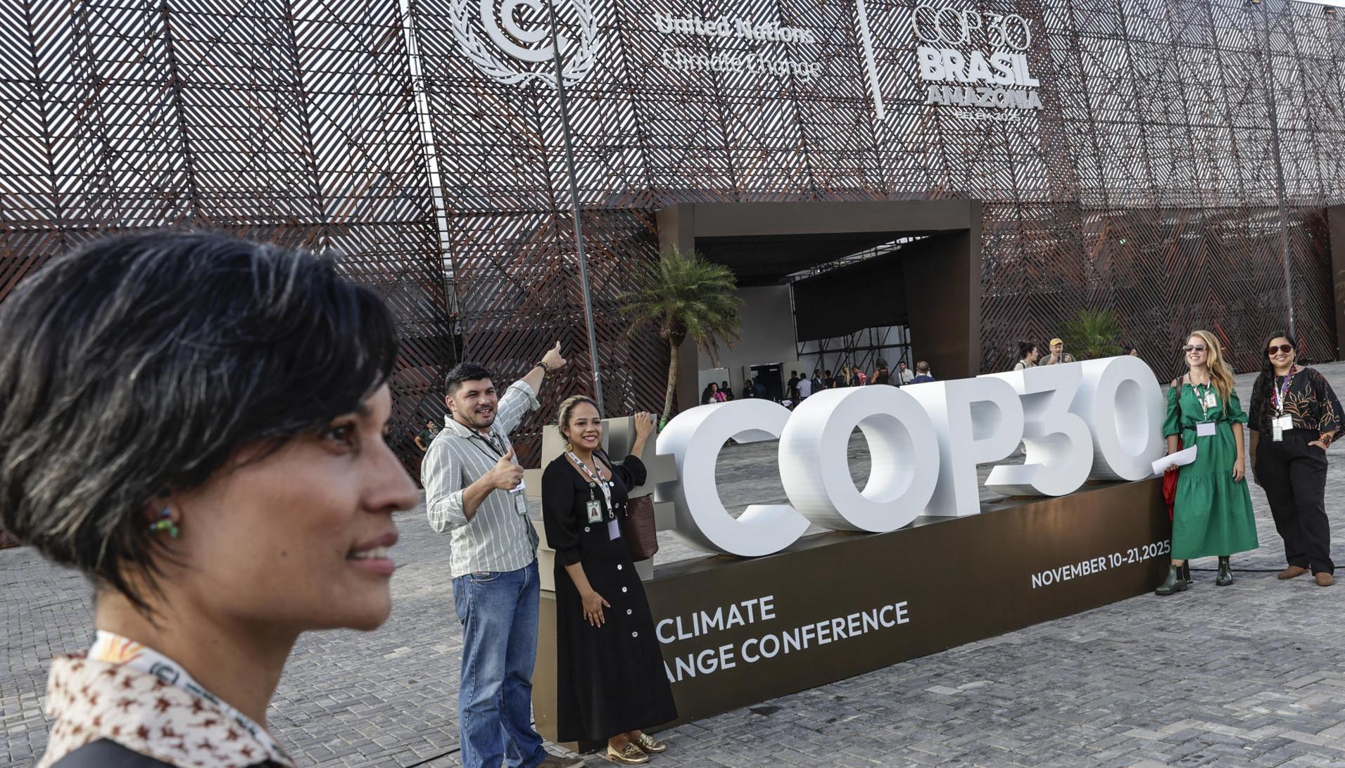 Sede de la COP30 en Belém, Brasil. 