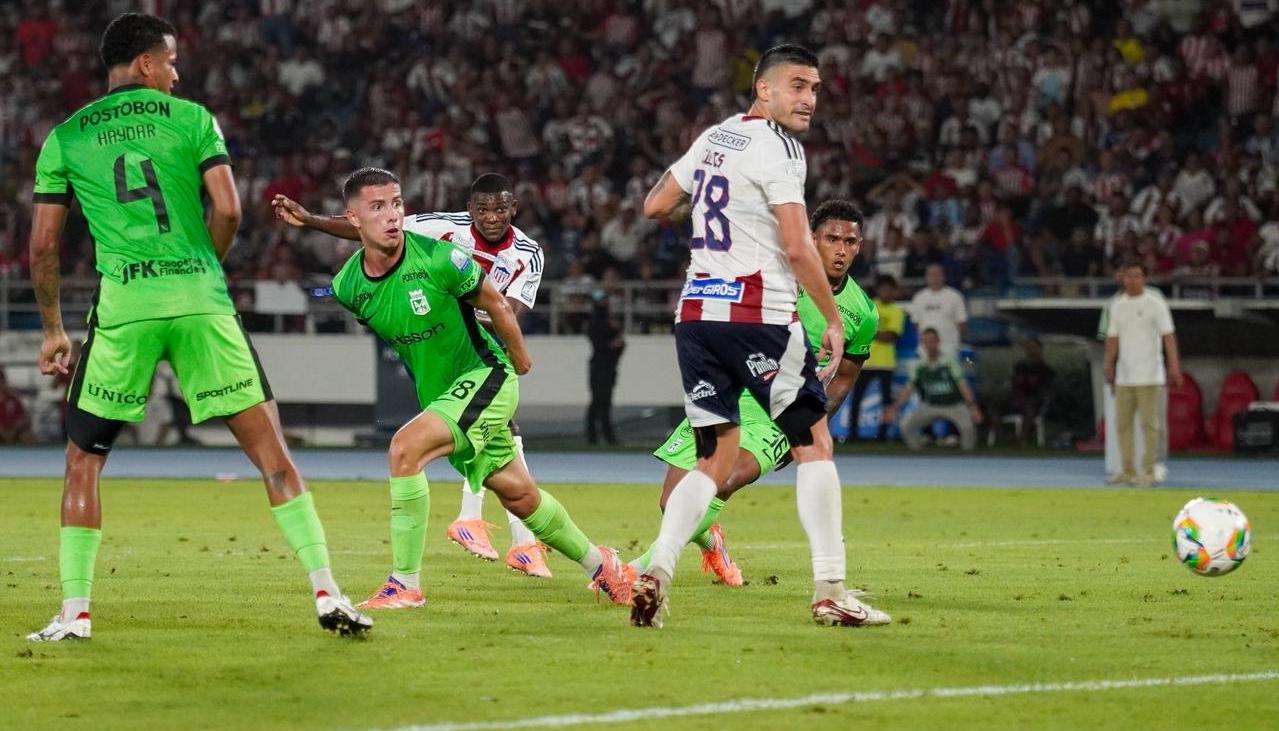 Canchimbo anotó el segundo gol de Junior.