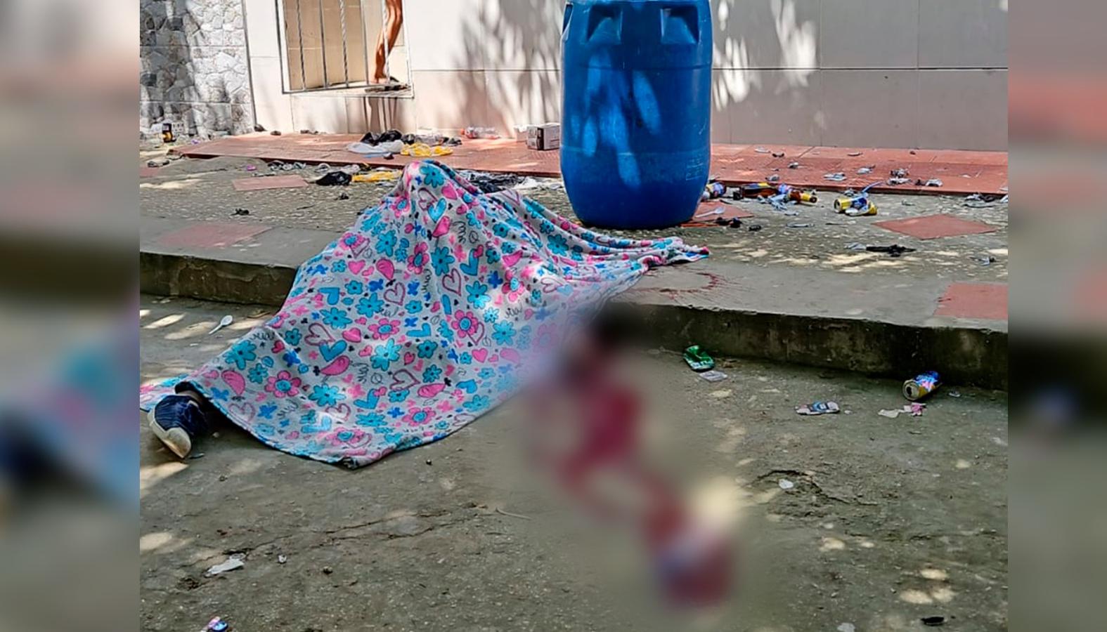 La víctima mortal del ataque sicarial.