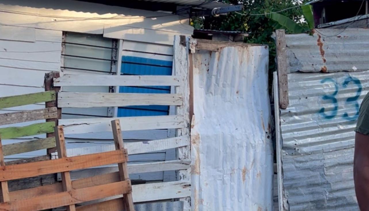 La casa donde residen las desaparecidas.