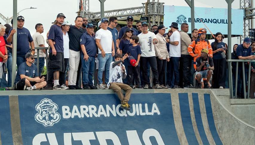 Inauguración del skatepark.