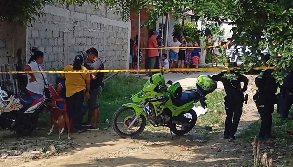 Escenario de un homicidio en el municipio de Baranoa. 