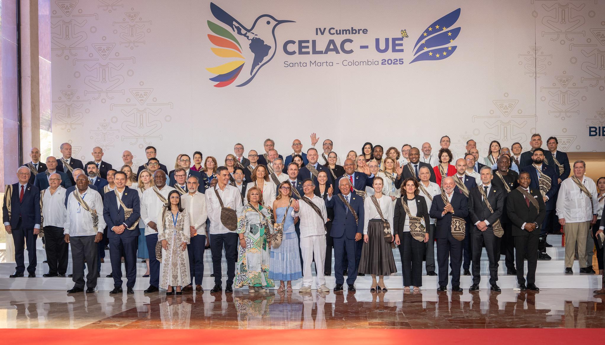 La foto oficial de la Cumbre CELAC-UE.