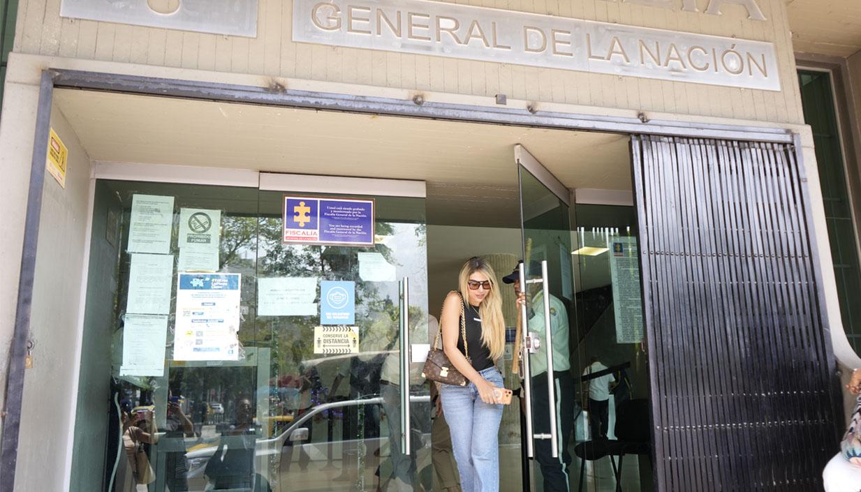 Day Vásquez en la Fiscalía