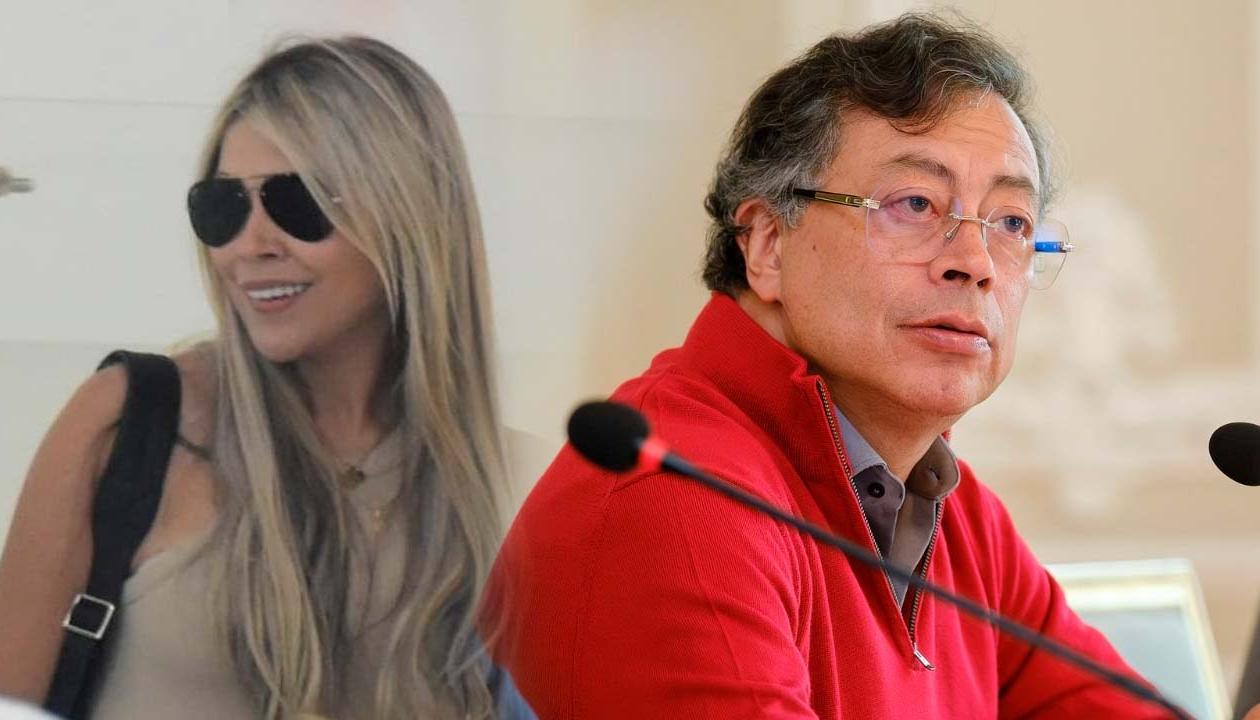 Days Vásquez y el Presidente Gustavo Petro.