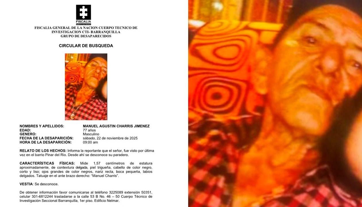 Manuel Agustín Charris Jiménez.