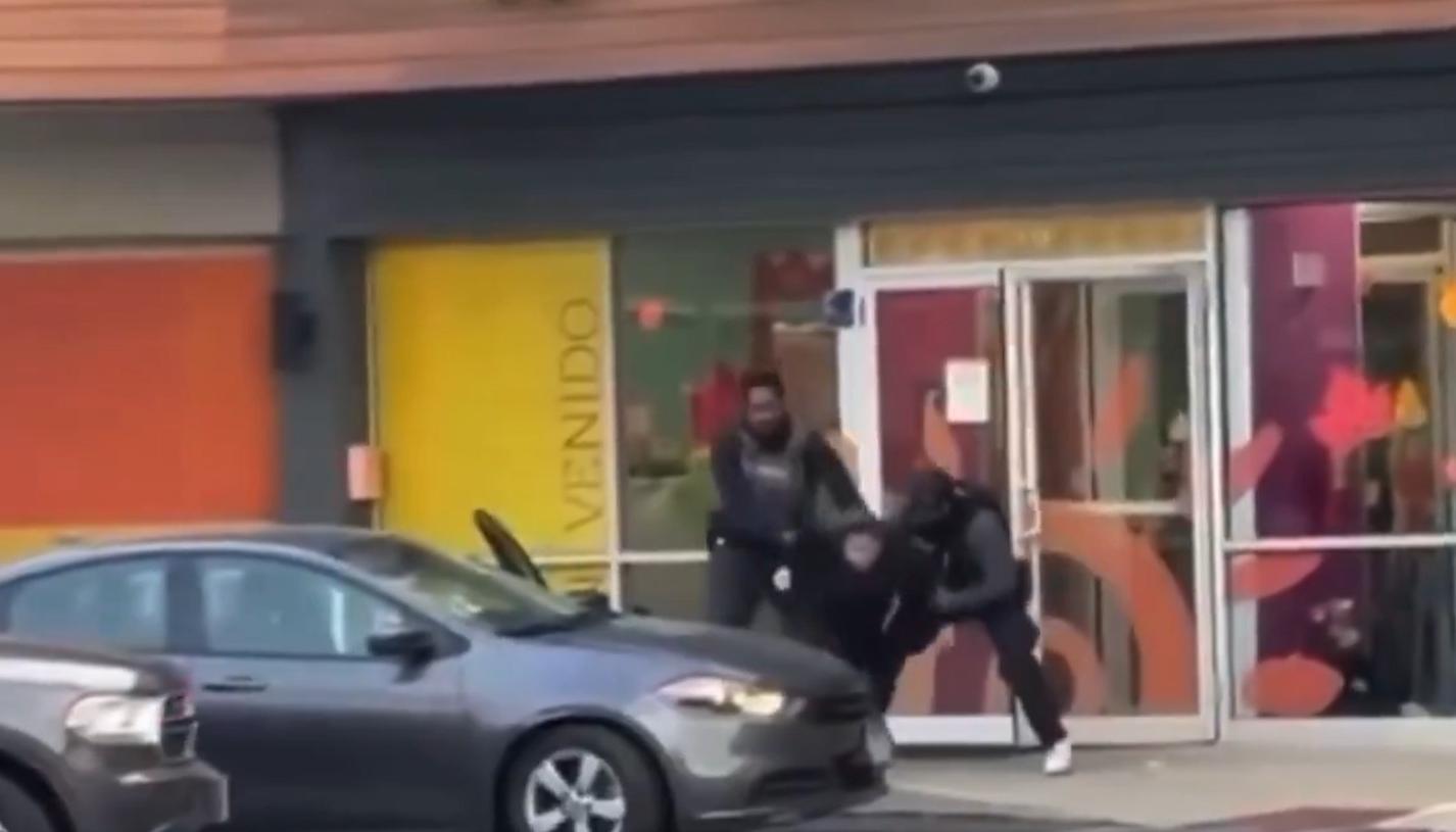 Momento de la detención.