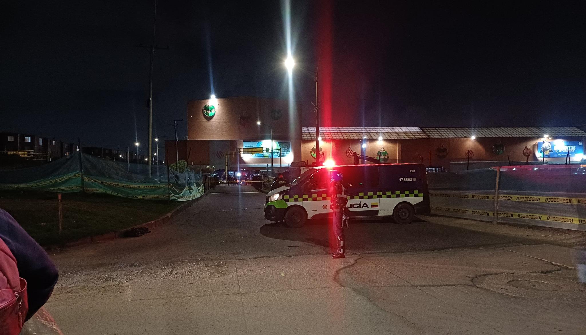 Explosión en Bogotá.