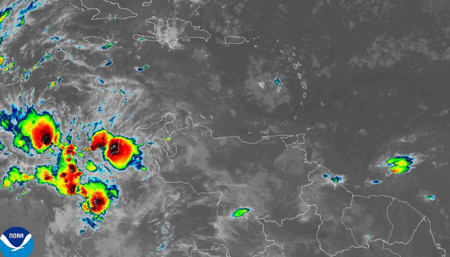 Imagen del frente frío.