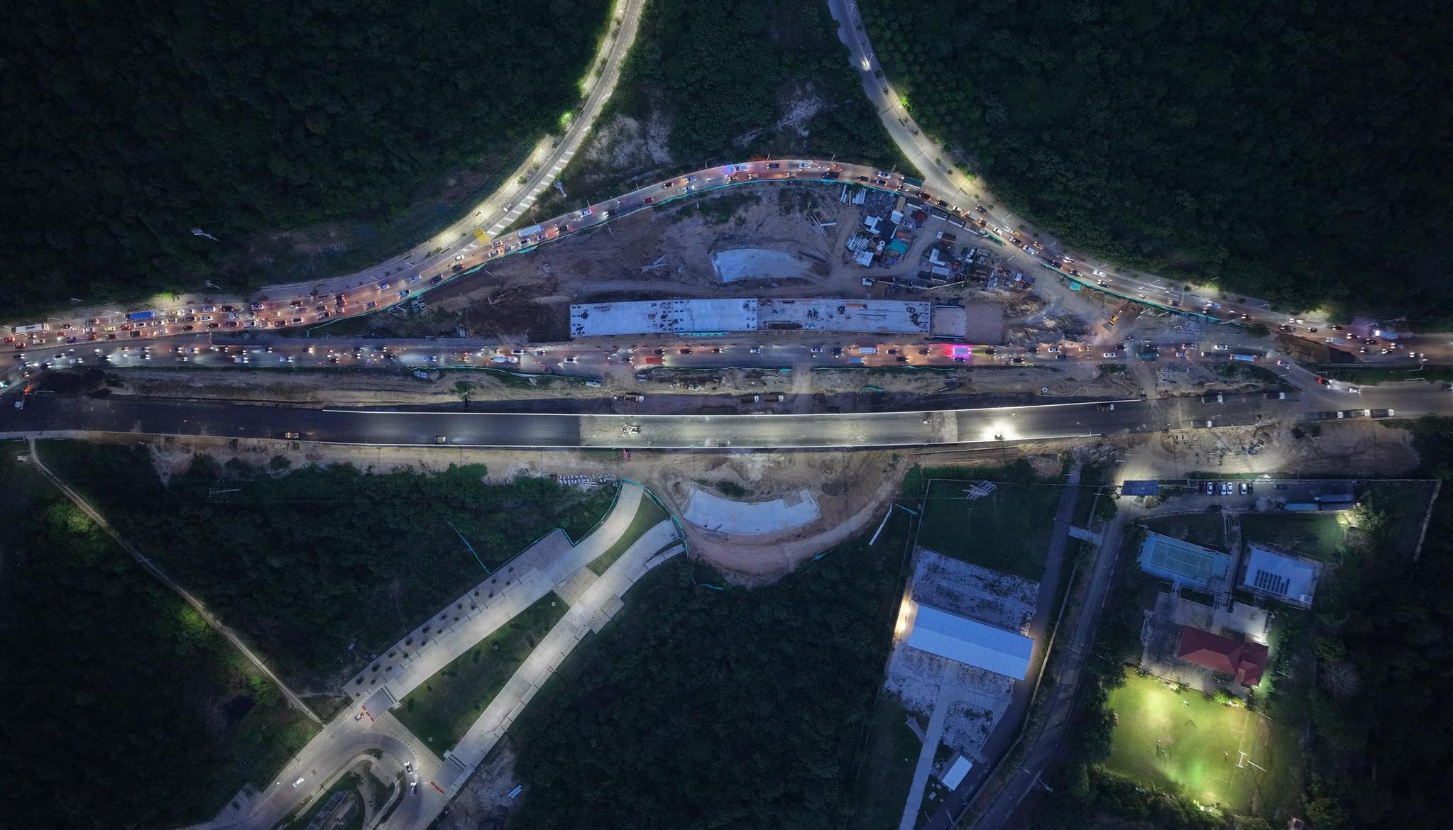 Intercambiador vial en la Circunvalar.