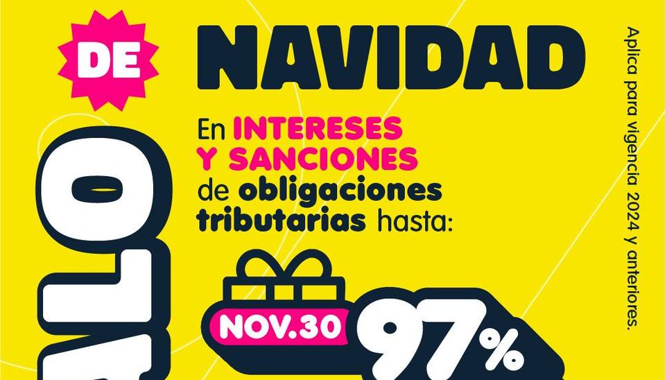 Descuento en intereses de obligaciones tributarias.