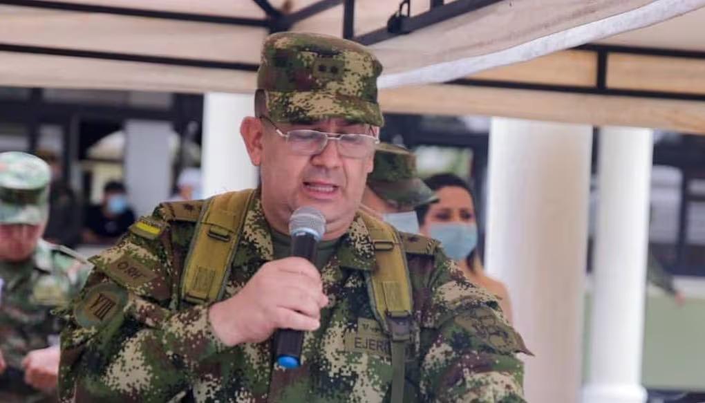 El general Juan Miguel Huertas.