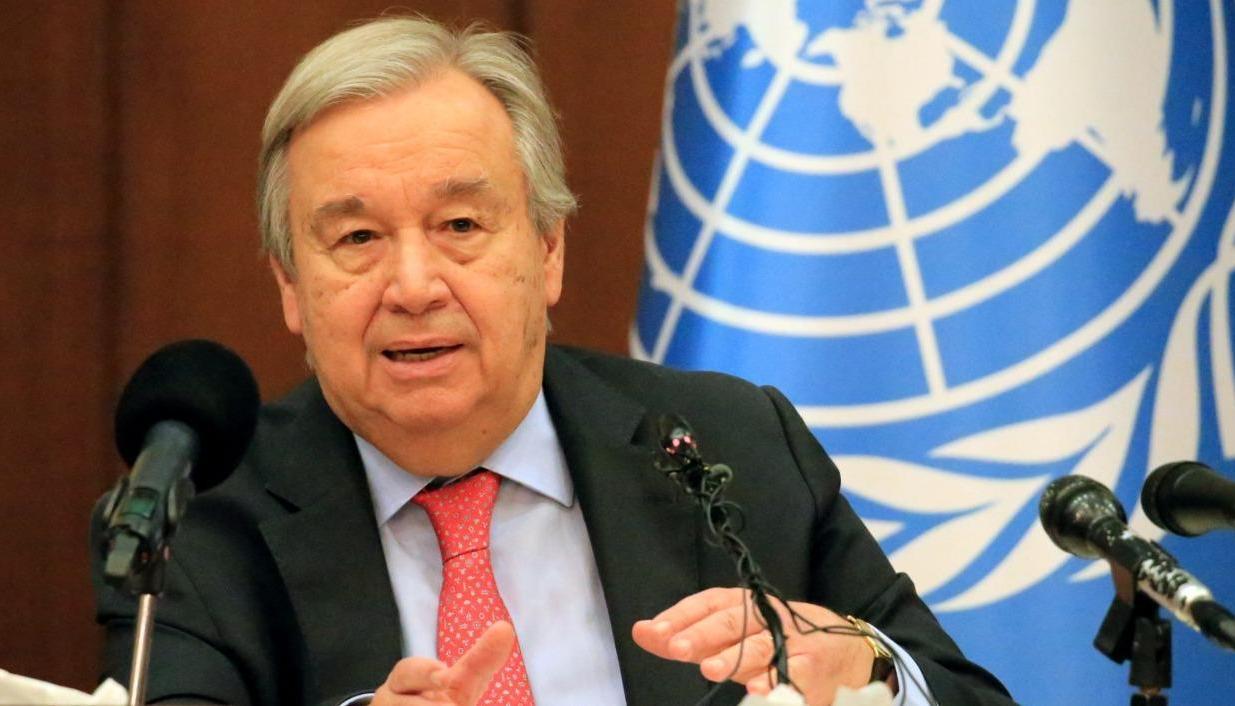 Secretario general de la ONU, António Guterres.