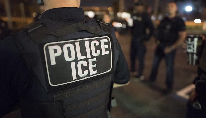 Policía ICE en Estados Unidos. 