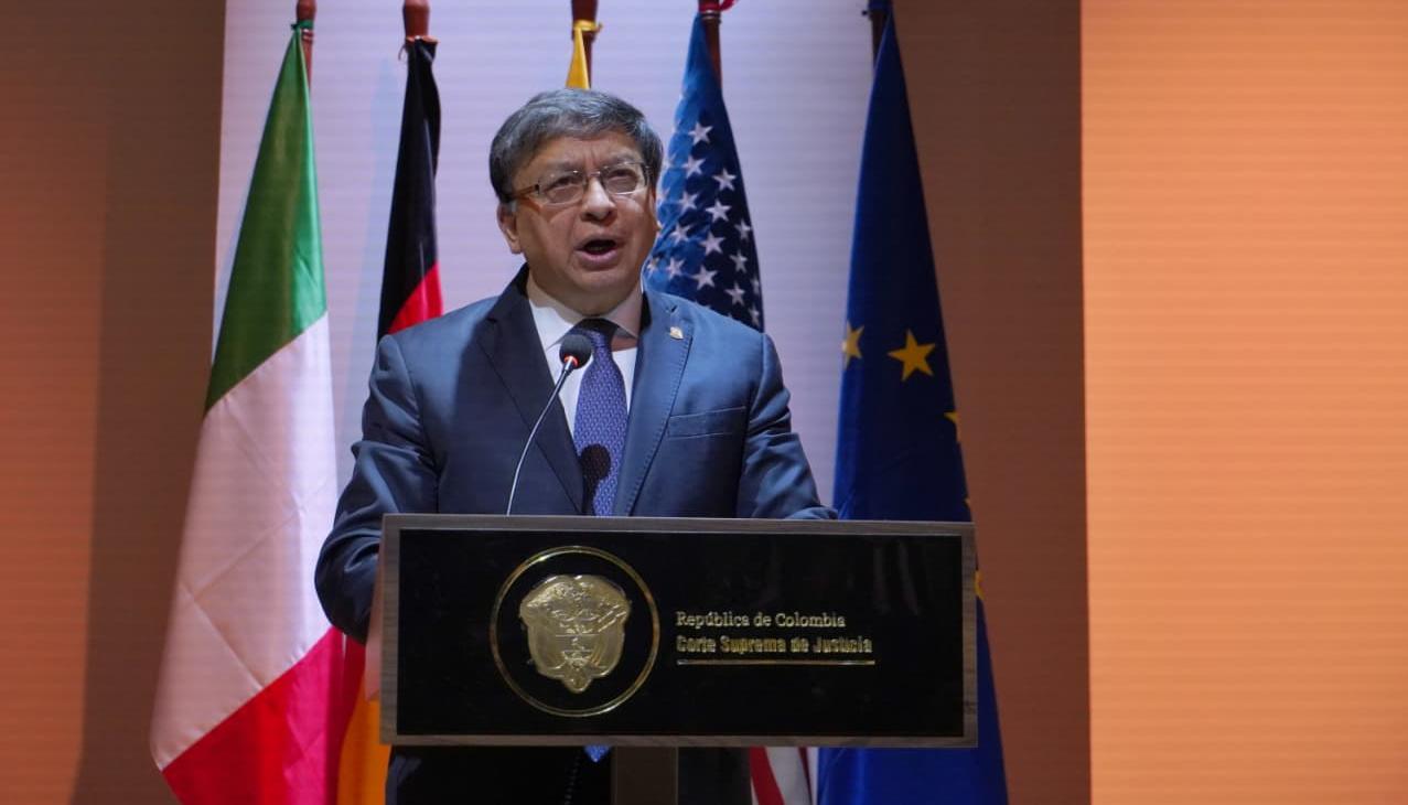 El presidente de la Corte Constitucional, Jorge Ibáñez.