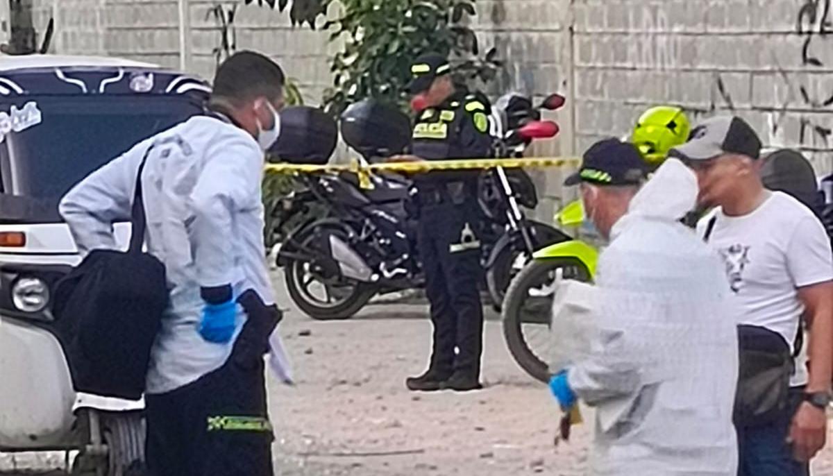 Lugar donde sucedió el crimen.