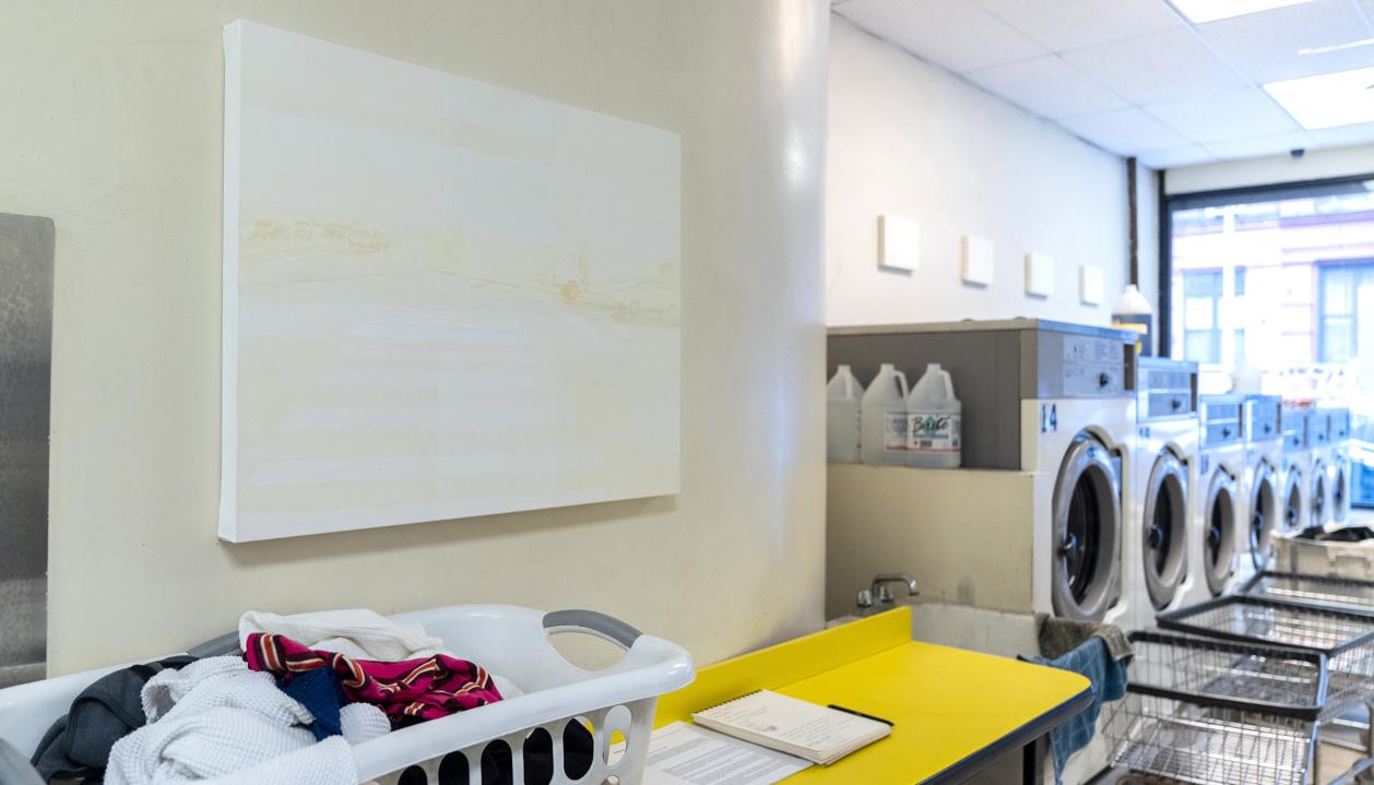 Lavandería en Nueva York.