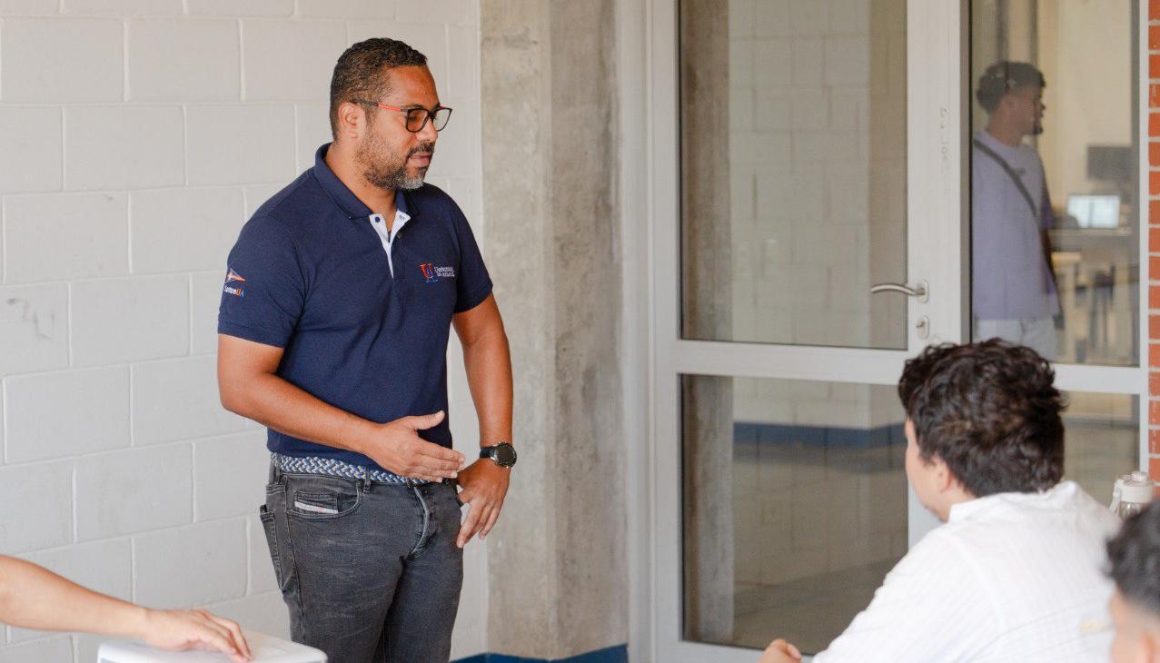Leyton Barrios, rector de la Universidad del Atlántico.