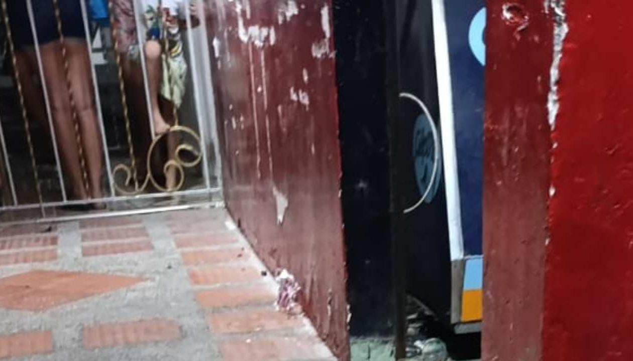 Lugar donde sucedió el crimen.