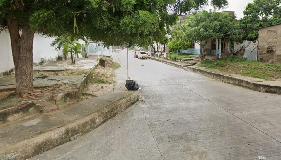 Lugar donde sucedió el homicidio.