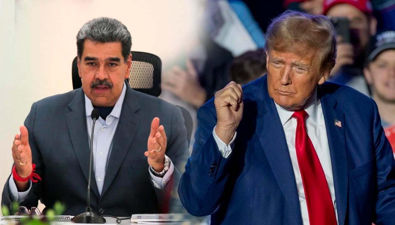 Nicolás Maduro y Donald Trump.