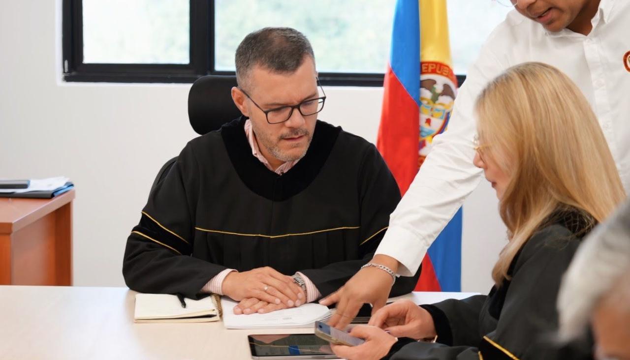 El magistrado Mauricio Rodríguez Tamayo, presidente de la CNDJ.