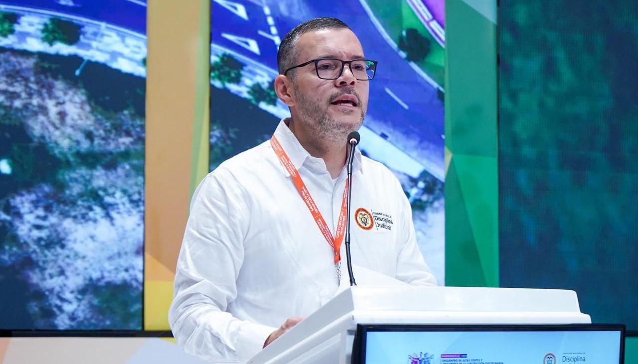 Magistrado Mauricio Rodríguez Tamayo, presidente de la Comisión Nacional de Disciplina Judicial.
