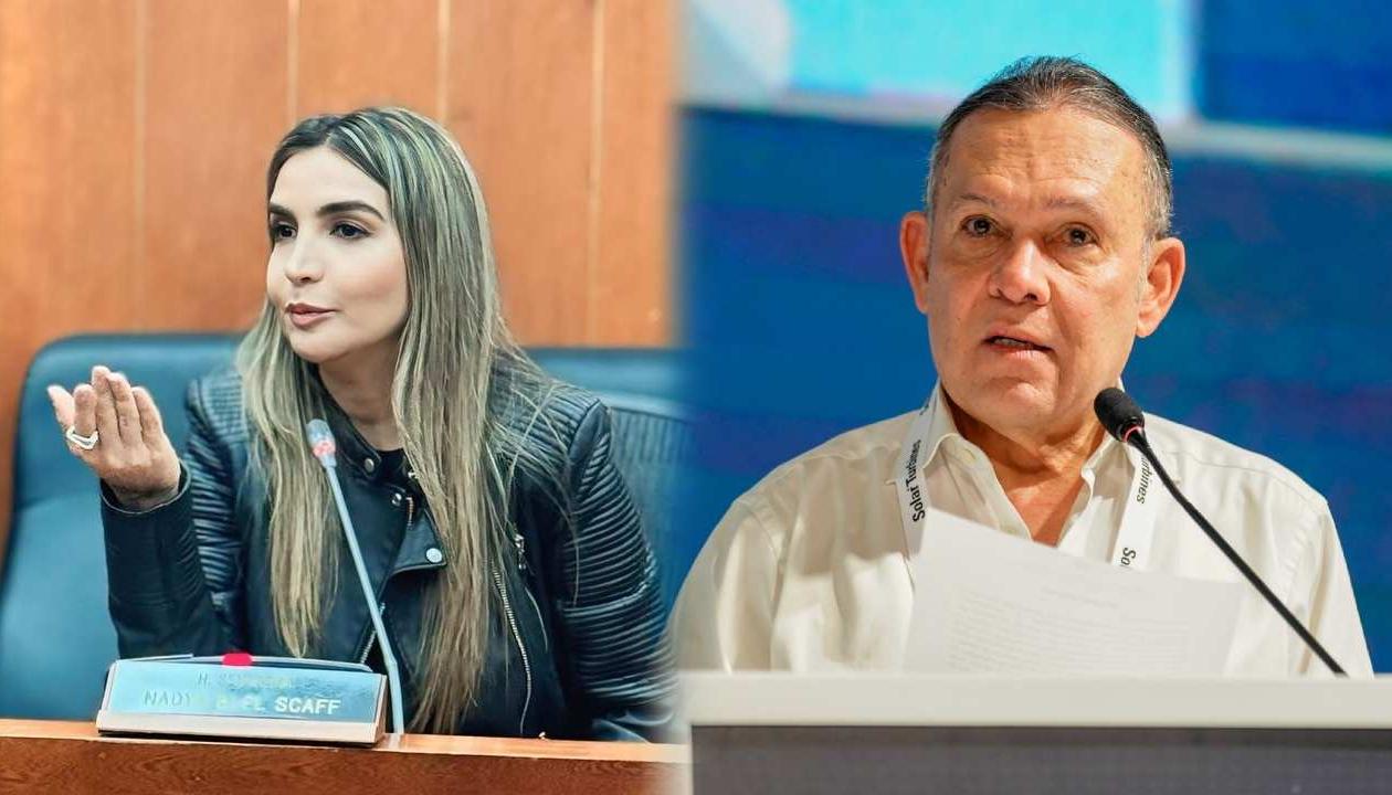 Nadia Blel y Efraín Cepeda.