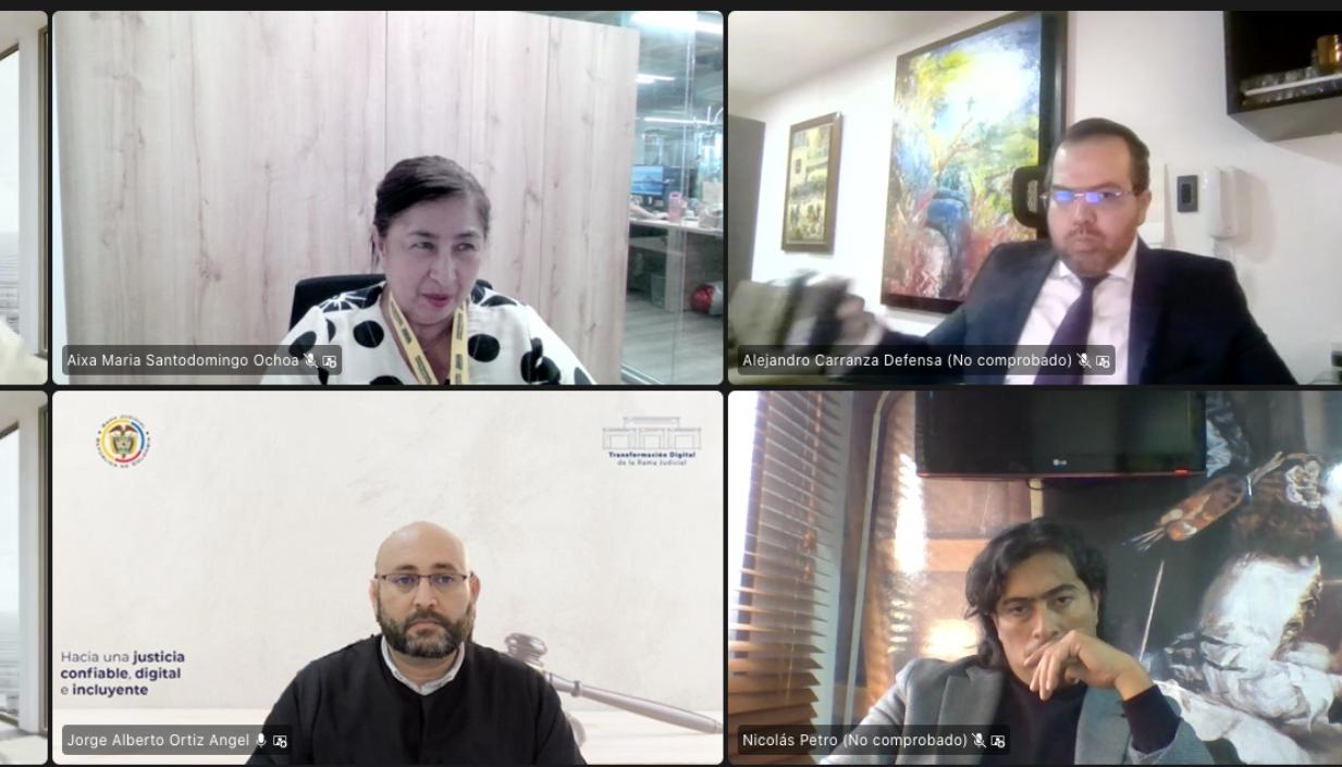 Aspecto de la audiencia de este miércoles. 