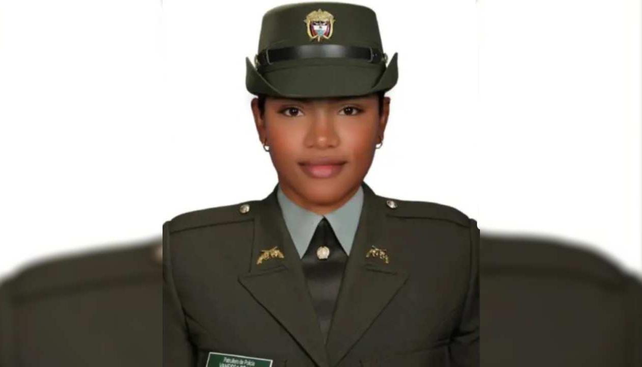 La patrullera Vanessa de León Pertuz.