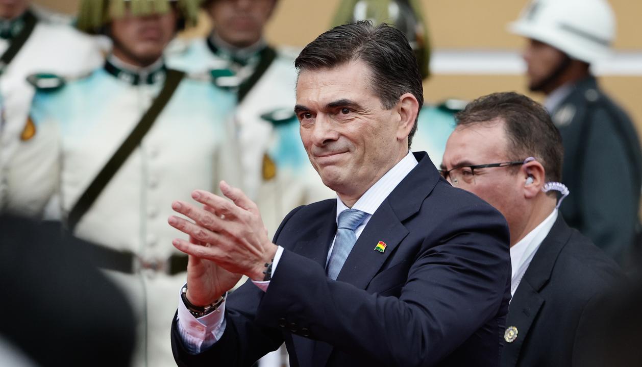 El político centrista Rodrigo Paz Pereira.