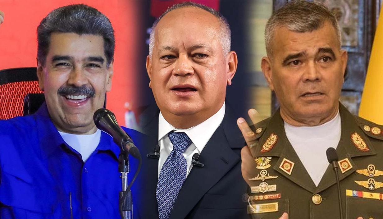 Nicolás Maduro, Diosdado Cabello, Vladimir Padrino López
