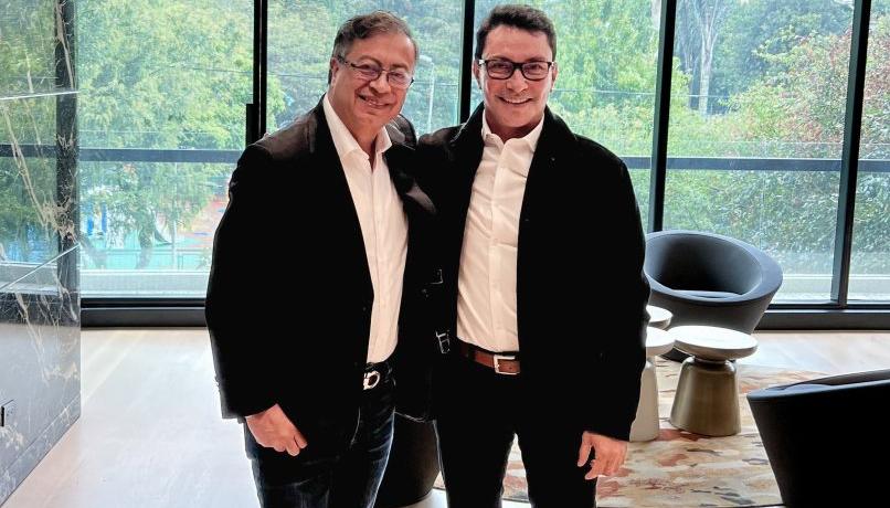 Gustavo Petro y Carlos Caicedo.