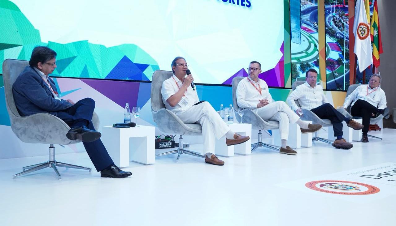 Presidentes de las cortes durante el encuentro en Barrranquilla.