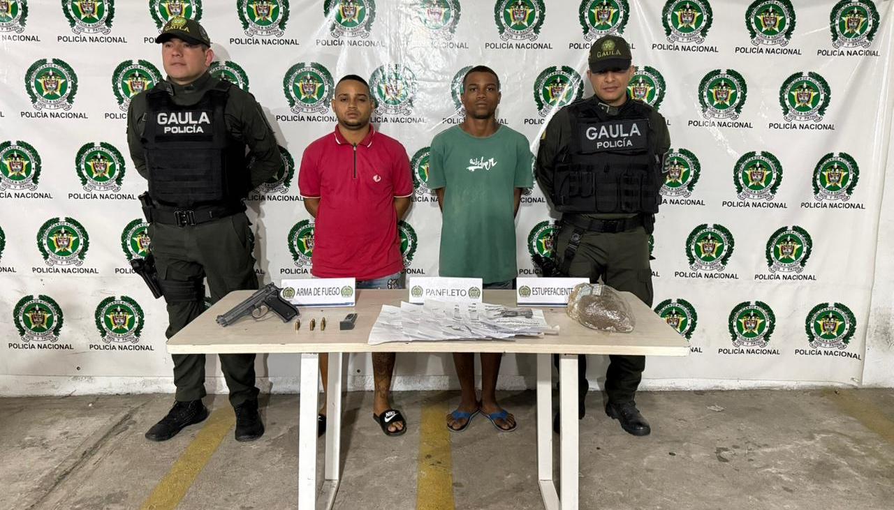 Presuntos 'Pepes Barlovento' capturados.