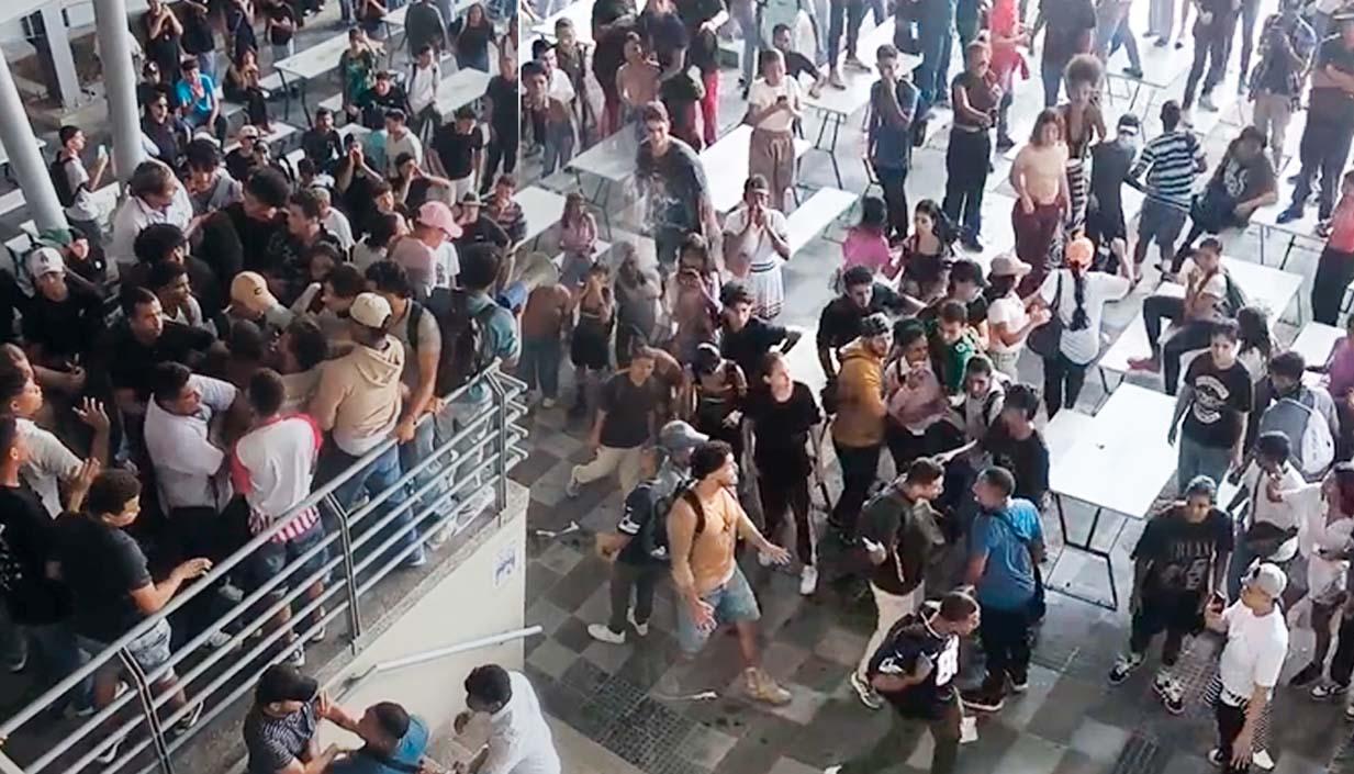 Asamblea en Uniatlántico terminó en riña: denuncian ingreso de encapuchados 