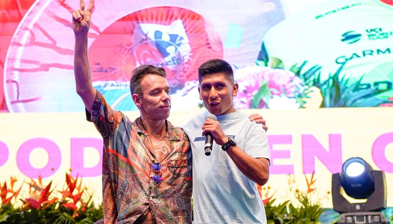 Rigoberto Urán y Nairo Quintana, dos insignias del ciclismo colombiano.