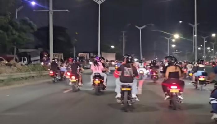 Rodada en Barranquilla.