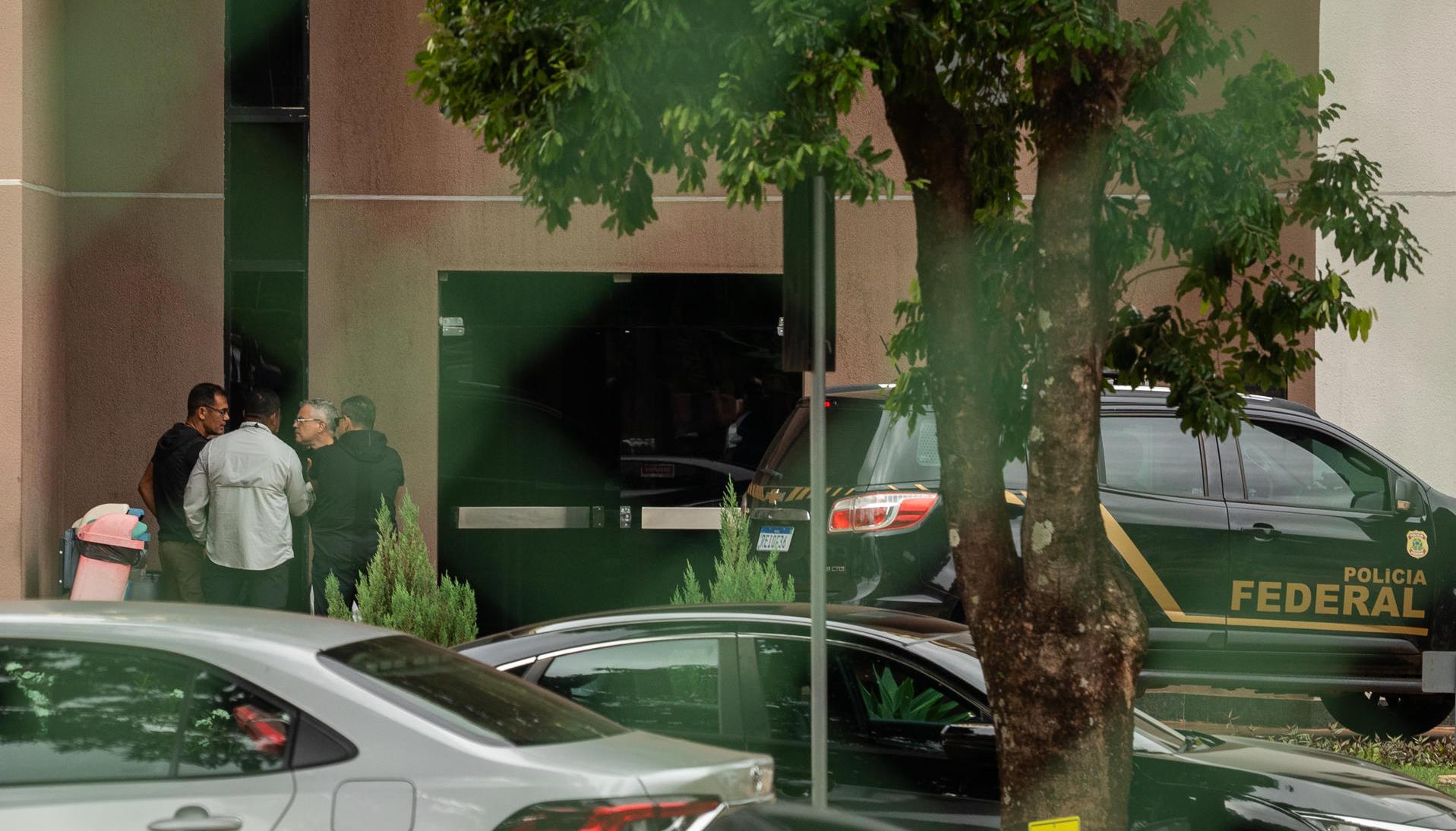 Sede de Policía Federal de Brasil, donde esta detenido el expresidente brasileño Jair Bolsonaro