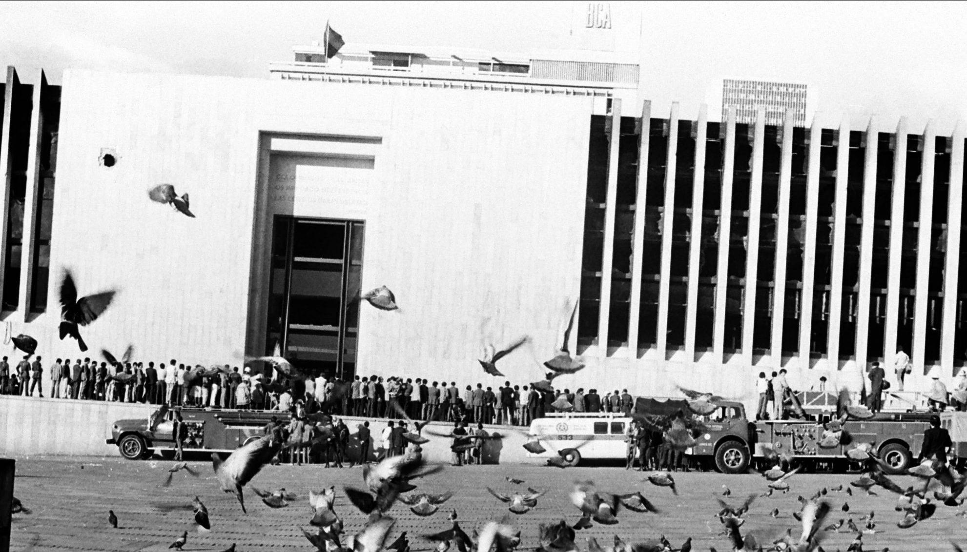 Toma del Palacio de Justicia en 1985. 