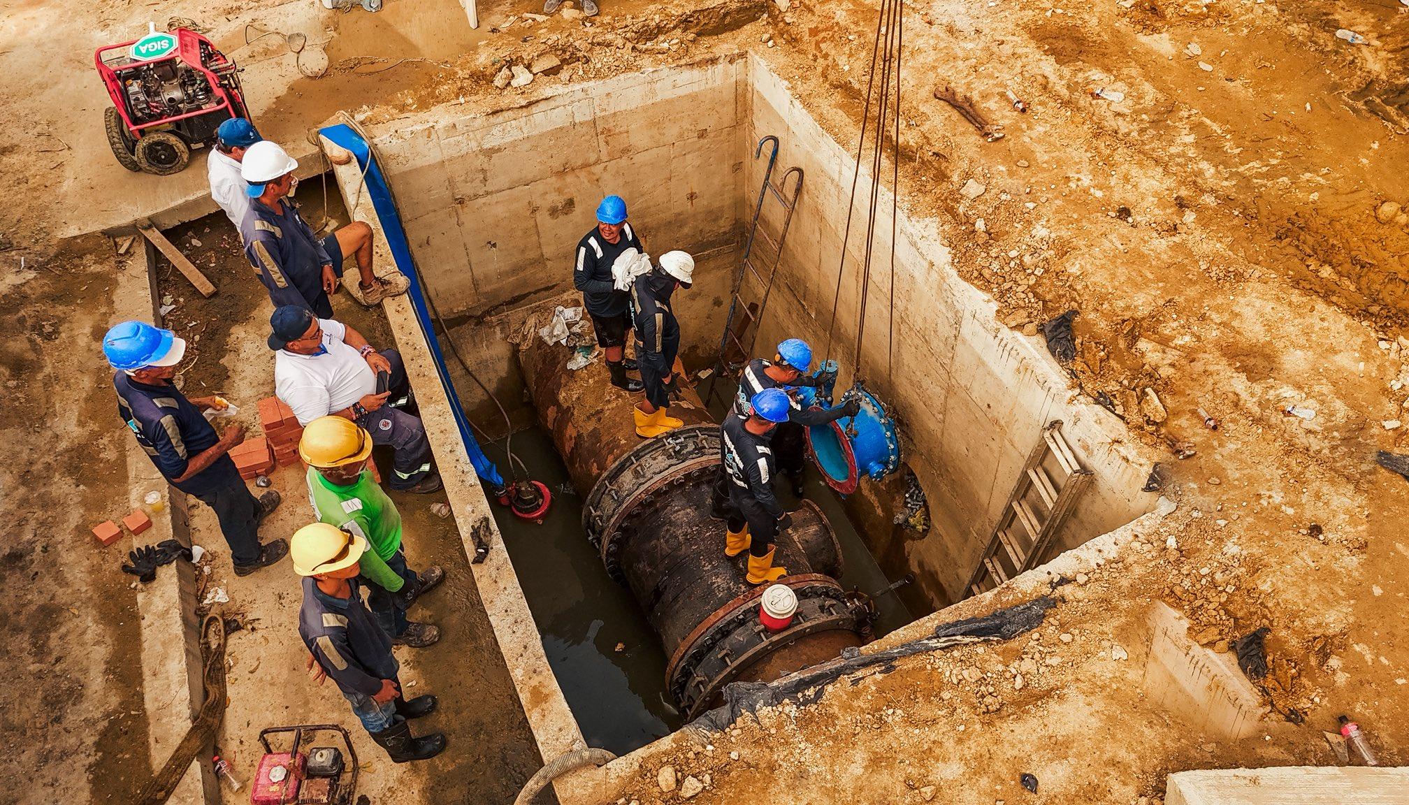 Trabajos de la empresa Triple A. 