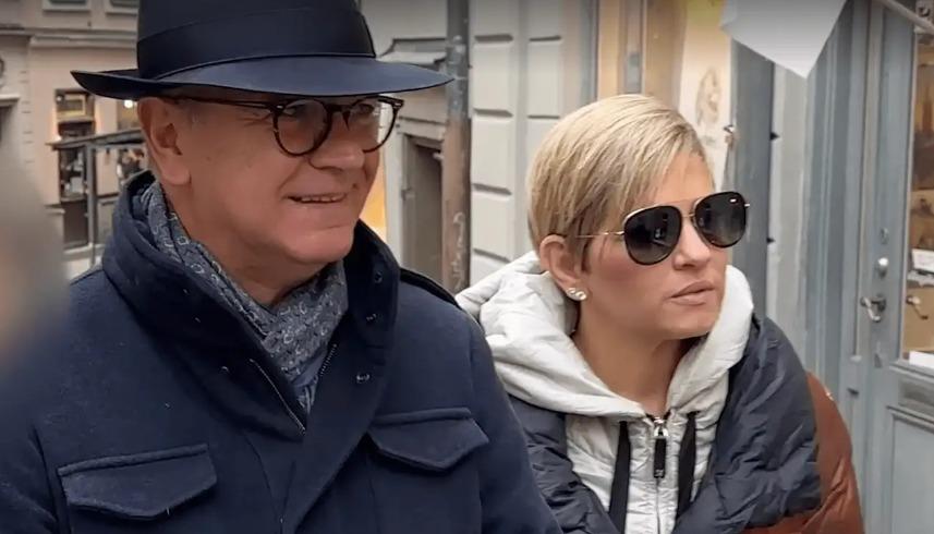 Manuel Grau y Verónica Alcocer, en Estocolmo.