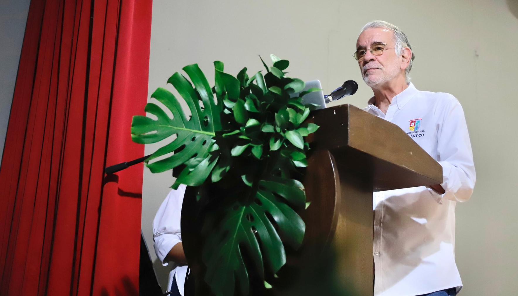 Eduardo Verano, gobernador del Atlántico. 