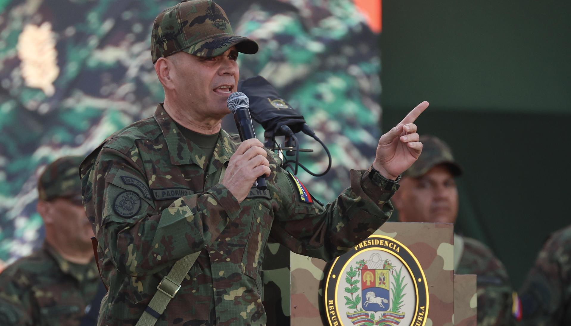 Vladimir Padrino, ministro de Defensa de Venezuela. 