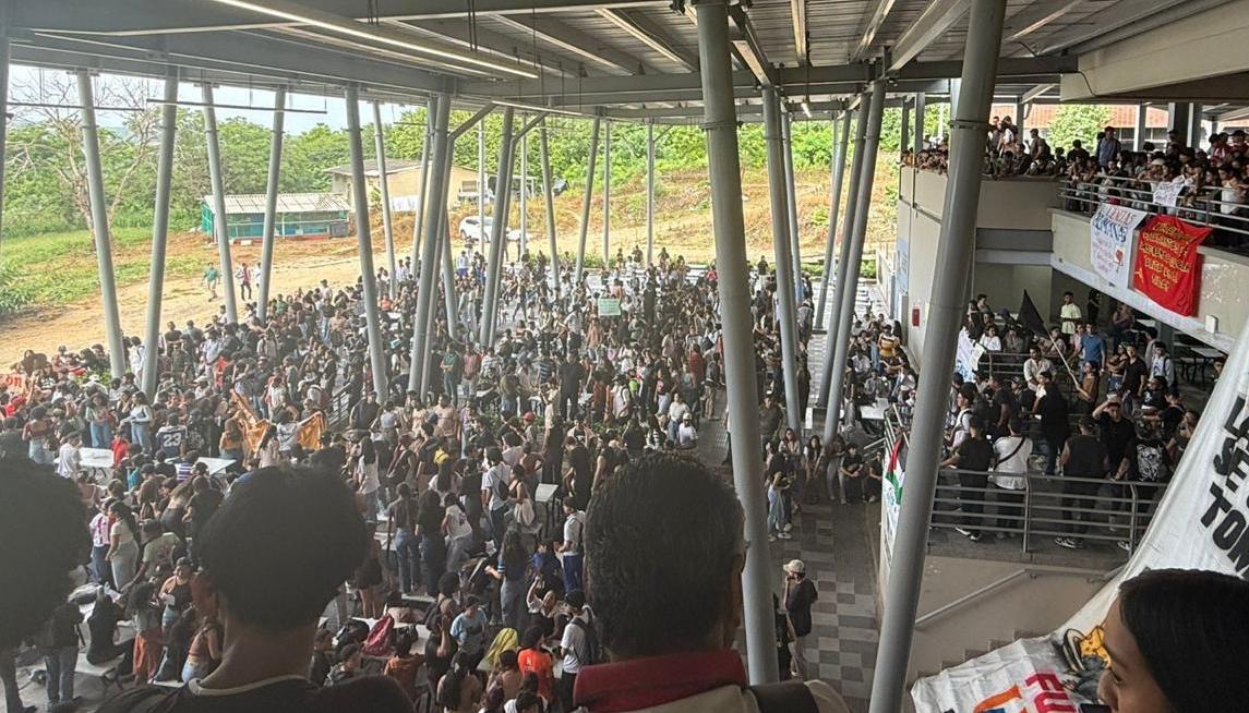 Aspecto de la asamblea estamentaria de Uniatlántico.