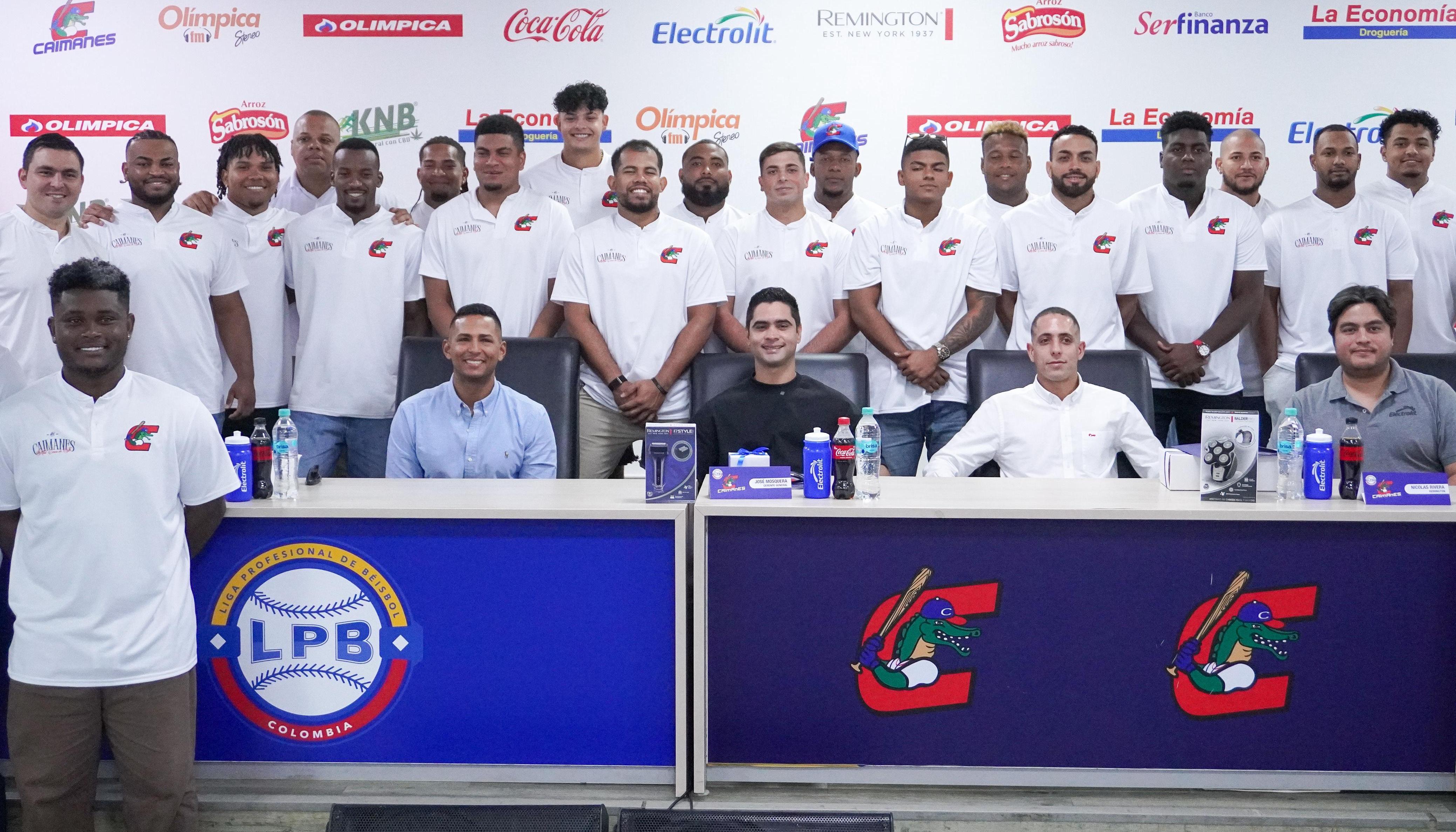 Caimanes de Barranquilla temporada 2025–2026 en su presentación oficial a los mediis.