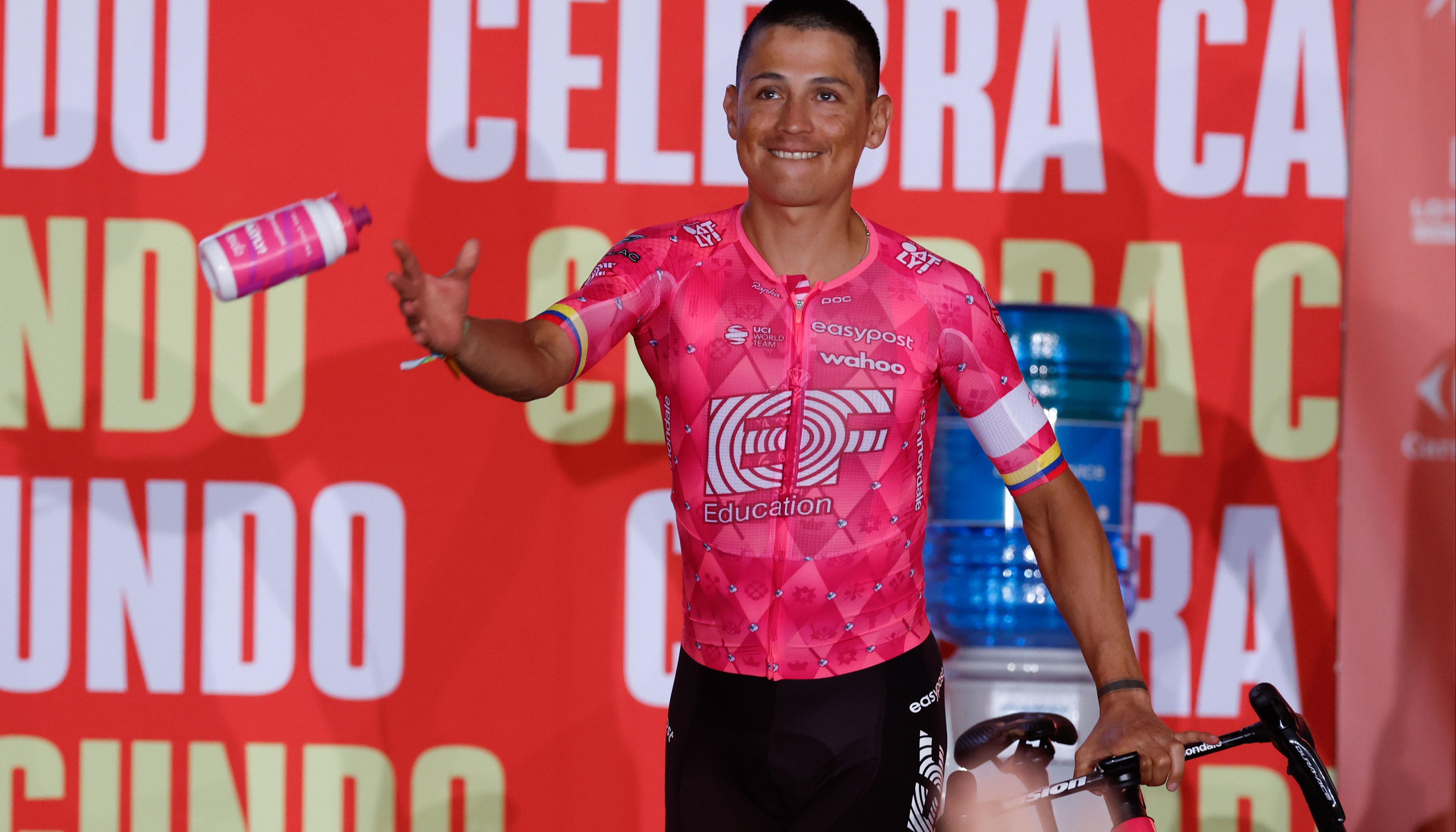 Esteban Chaves, pedalista colombiano.